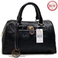 michael kors logo monogram medium zwart boekentassen Tassen Roermond b8s93168